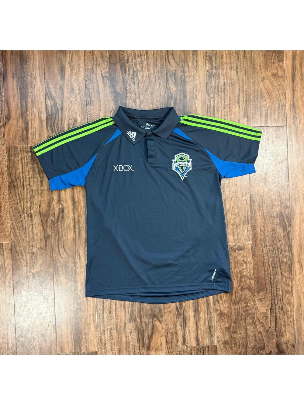 Adidas Seattle Sounders FC 2011 Xbox Polo Shirt Formotion MLS Large